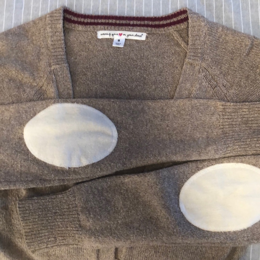 Oatmeal cardigan sweater